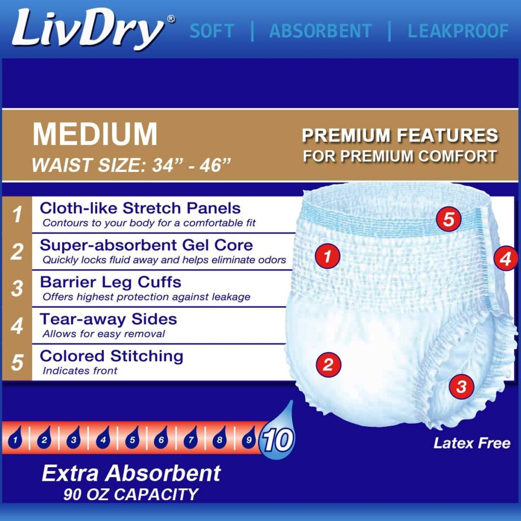 Adult Diaper Layers Absorption