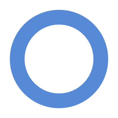 Blue circle for diabetes